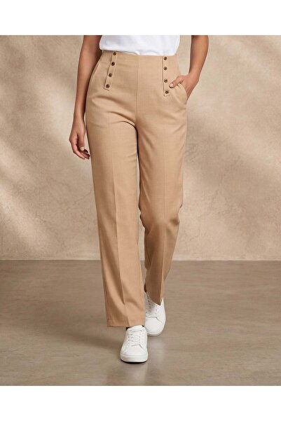 REDTAG Women Brown Wide Trouser