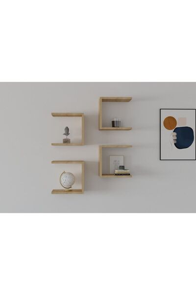 UnicUtil Rafturi perete, Noble Line, UnicUtil, 30 x 30 x 19 cm, Stejar