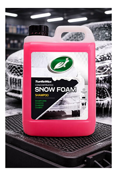 Turtle Wax شامبو سنو فوم لغسيل السيارات رغوة كثيفة ومتعادل هيدروجينياً- مع مد...