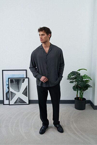 TÜZeMEN Textured Apaş Collar Shirt