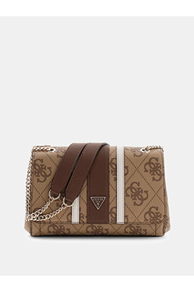 Guess Noelle II Dönüştürülebilir Kapaklı Çapraz Askılı Kadın Kahverengi Omuz ...