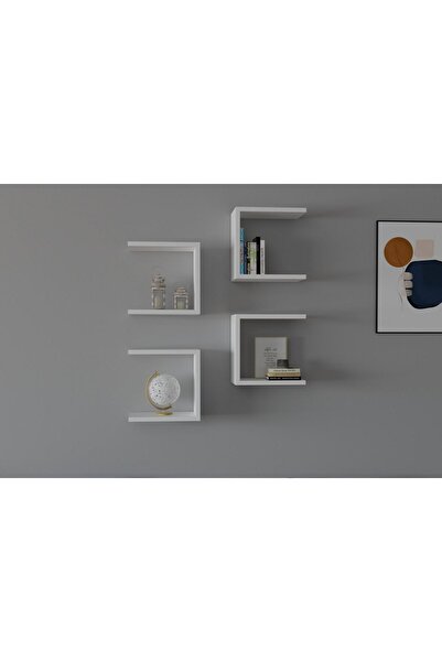 UnicUtil Rafturi perete, Noble Line, UnicUtil, 30 x 30 x 19 cm, Alb