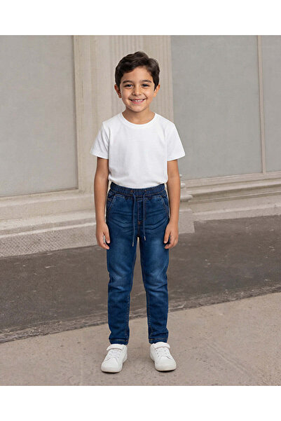 REDTAG بنطلون دنيم أزرق أساسي للأولاد