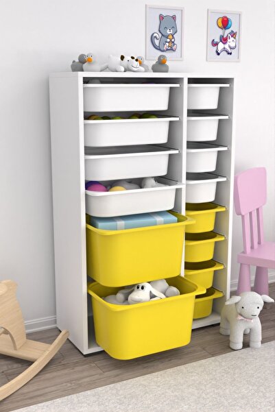 UnicUtil Πολυλειτουργικό Dulap, Leaf Grove, UnicUtil, Culoarea Alb Galben