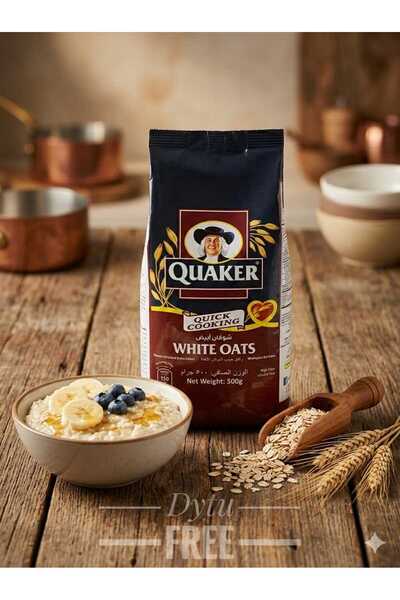 hijazigroup Quaker Quick Cooking White Oats 500g Yulaf Ezmesi