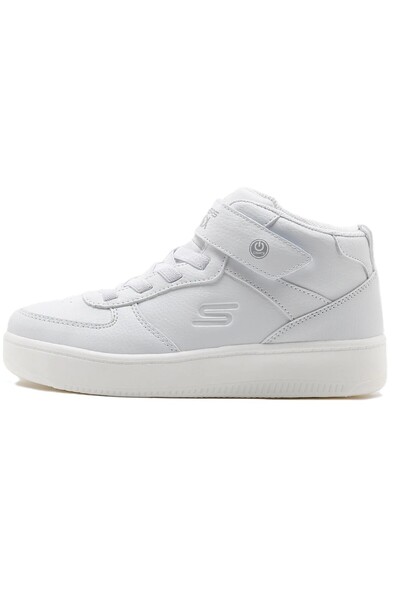 SKECHERS Sport Court 92-Show Starter Kids Sneaker Lastik Bağcıklı Cırtlı Işık...