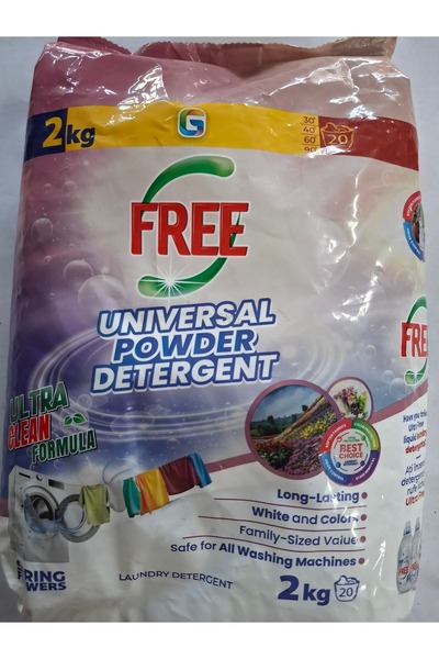 ULTRA UltraFree Automatic Machine Laundry Detergent 2kg for all types of colo...