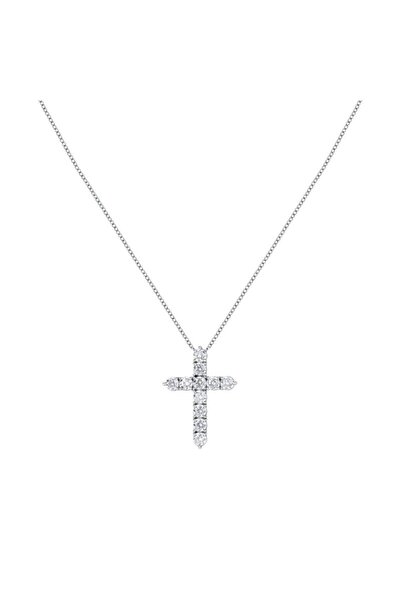 MORELLATO Tesori necklace, 925 silver, rhodium plated, crystals, chain length...