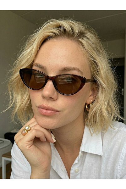 funeyes نظارات كارات كات آي براون كارات 46 إيكارتمان ذات العين الصغيرة على شك...