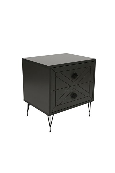 UnicUtil Noptiera, Elegant Rustic, UnicUtil, 50 x 55 x 40 cm, Antracit