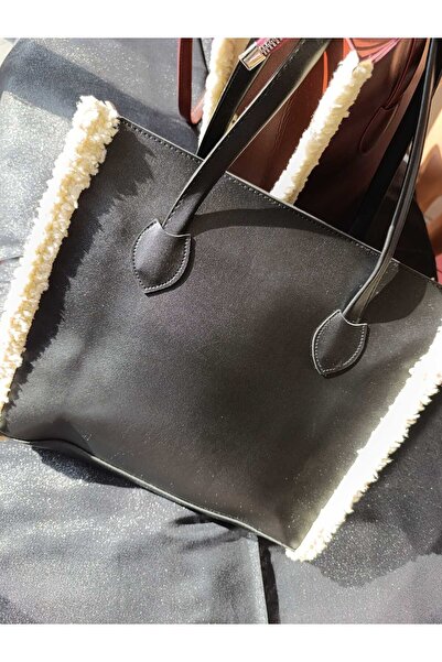 Sena Kürk Detaylı Deri Omuz Çantası