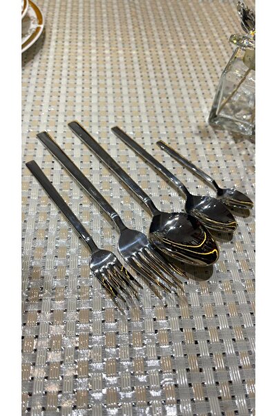 KÖSEOĞLU HOME Eli̇f Sade 60 Piece Fork and Spoon Set