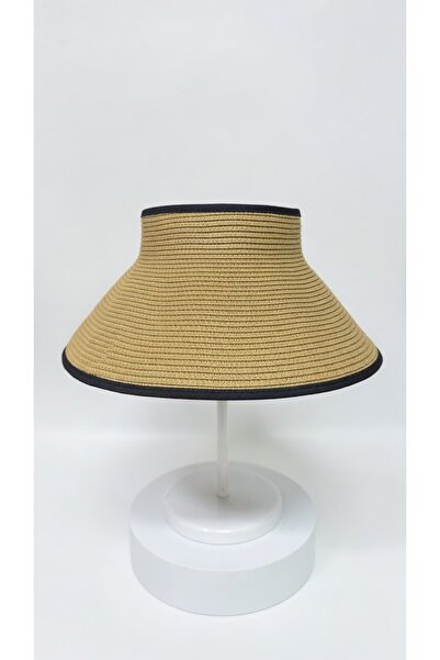 Mollycrush Women's Camel Straw Visor Hat with Velcro Foldable Brim |   Hijab ...