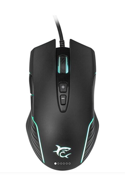 white shark Ποντίκι Gaming GM-5003 AZARAH, 6.400 DPI, RGB, USB (Μαύρο)
