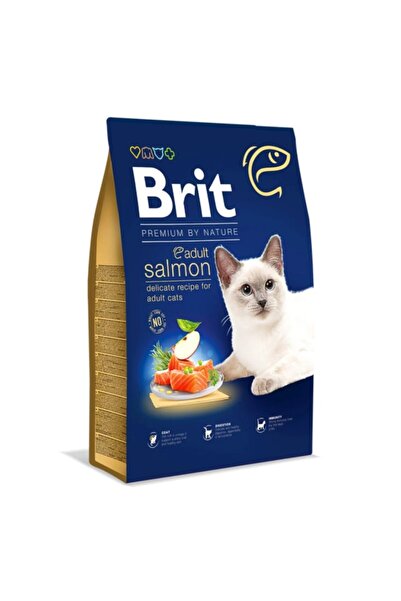 Brit Premium by Nature Hrană pentru pisici cu somon, 8 kg