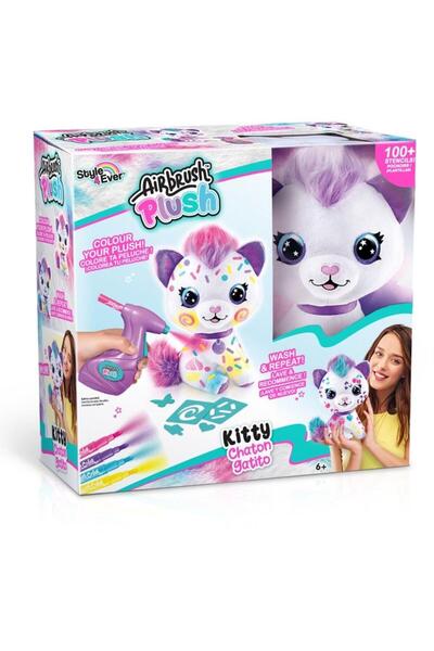 Noriel Coloring plush toy, Airbrush Plush, Kitty