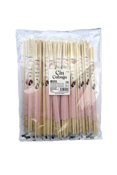 Burpak Çin Yemek Çubuğu 23 cm 100 Çift