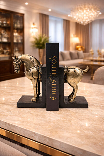 İSHTAR DEKOR Decorative Smile Horse Book Holder - 23*23 cm