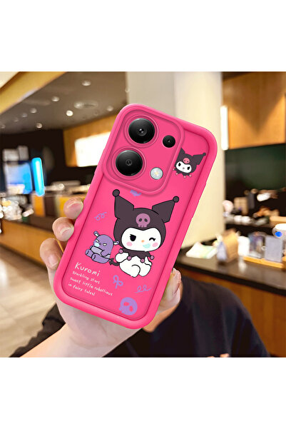 Hontinga Redmi Note 13 Pro 4g Compatible Silicone Shockproof Rose Red Phone C...