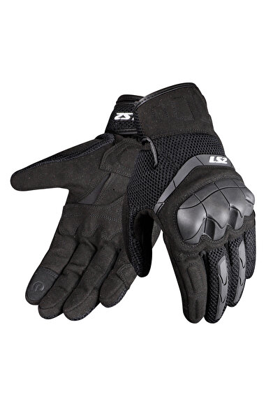 LS2 قفازات كوبرا النسائية باللون الأسود