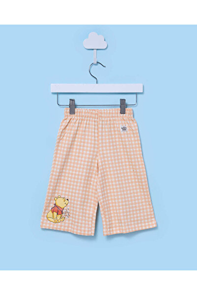 REDTAG Infant Girls Orange Winnie The Pooh Active Pants