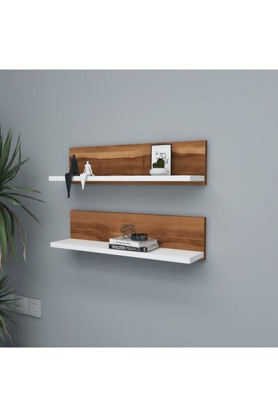 UnicUtil Rafturi perete, Urban Style, UnicUtil, 60 x 15 x 13 cm, Nuc Alb