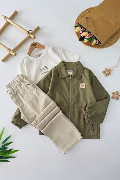 Minigimin Cicileri Set combinat din basic piese pentru băieți, cu jachetă cu ...