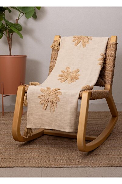 The Mia Papatya Patterned Cover Cream 130 X 170 cm