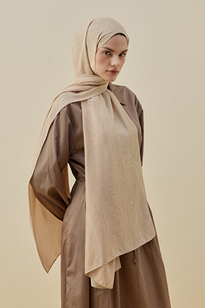 Merwishop Merwish Iconic γυναικείο σάλι 2605 Μπεζ