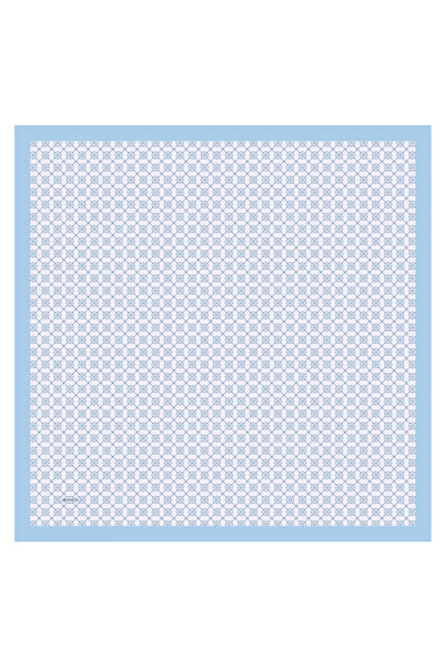 Arancia Eșarfă albastru deschis 90X90 mătase Twill