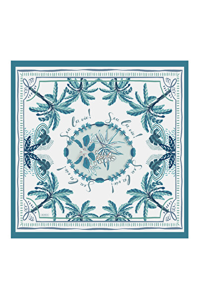 Arancia Petrolno zeleni šal 90x90 Pure Touch