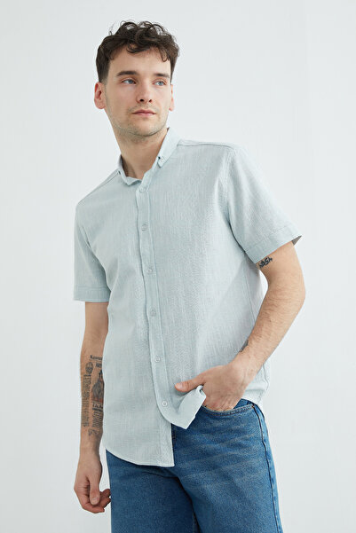 Fulla Moda Lan Košulja sa širokim gumbima