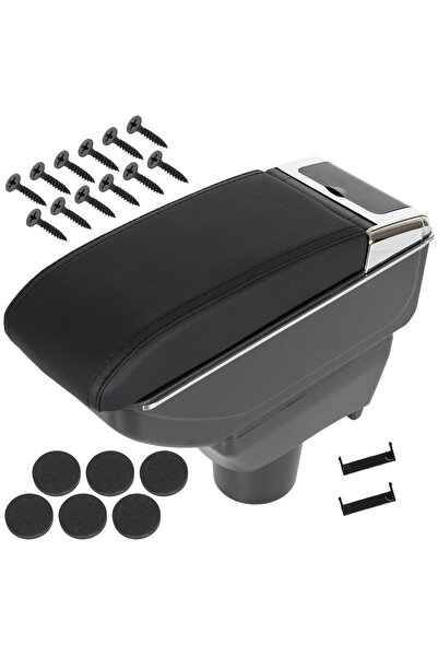 Other Toyota Yaris III 11-20 armrest with storage compartment BLACK LEATHER +...