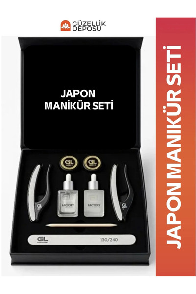 Güzellik Deposu Japon Manikür Seti - Doğal Tırnak Parlatıcı Bakım Kiti - Kalı...