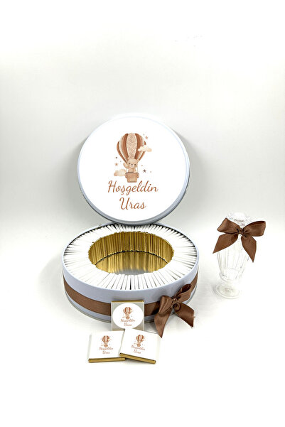 Tuna Chocolate Çikolata & Hediyelik 50 Adet İsme Özel Bebek Çikolatası