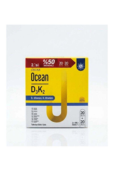 Ocean D3K2 Damla 20+20 ml - Second One 50% Off