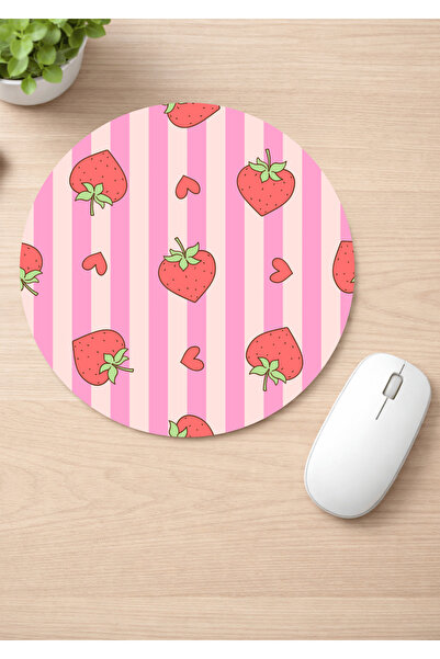 Eylül Design لوحة ماوس مستديرة مضادة للانزلاق من تشيليبر مطبوع، لوحة ماوس مريحة