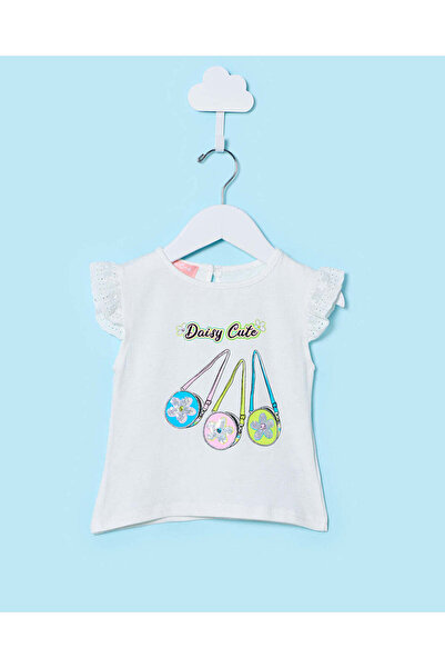 REDTAG Infant Girls Assorted Printed Crew Neck T-Shirt