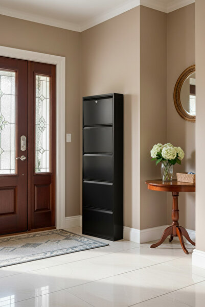 LICCIA Metal Ayakkabılık 5'li Kilitli Model