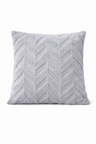 Bumedo وبري قطعة ديكورية غطاء وسادة 42x42 سم نورديك زيجزاك بي بنمط متعرج ناعم...