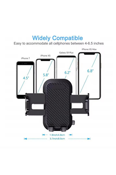 OEM Suport auto pentru telefon, CZ-3115, negru
