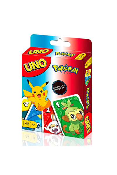 Pokemon UNO Family Card Game – Fun Party Playing Cards for Kids & Adults