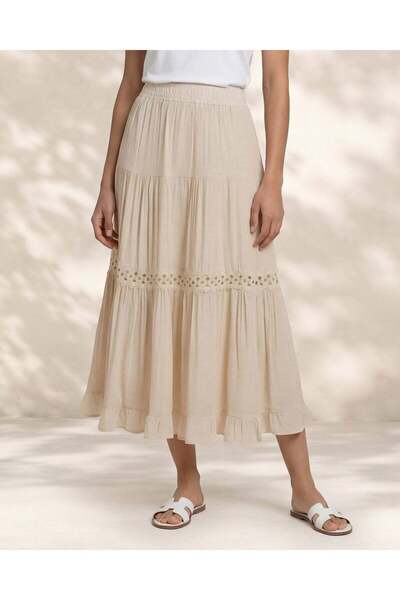 REDTAG Women Assorted Cut & Sew Casual Skirt