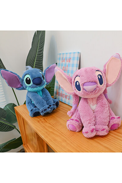 Schulzz لعبة ليلو ستيتش اللطيفة مقاس 35 سم للأطفال وبري شخصية باللون الأزرق -...