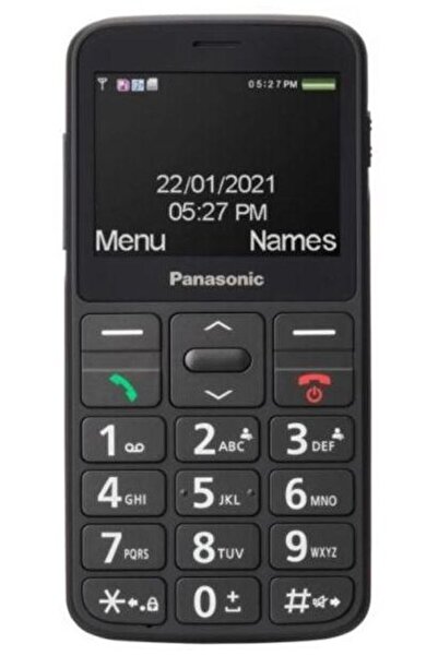 PANASONIC Κινητό Τηλέφωνο KX-TU160EXB, Οθόνη 2,4", Μία SIM (Μαύρο)