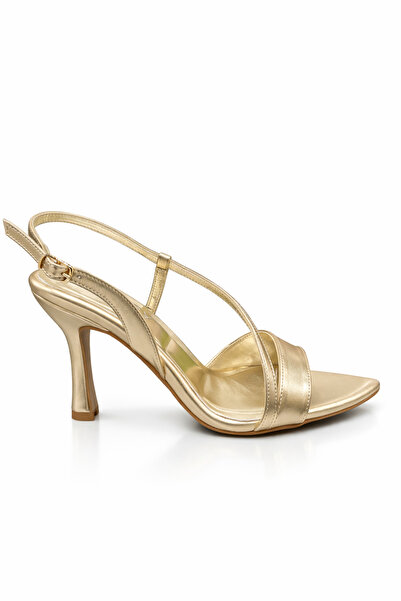 ŞIK Çanta حذاء نسائي للسهرة بحزام بعرض 10 سم