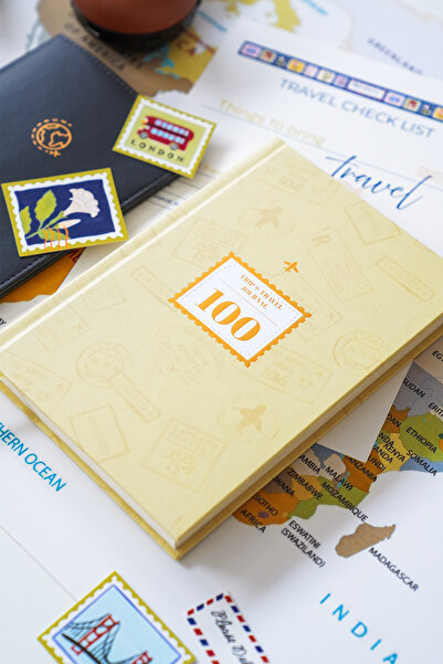 Matt Notebook Trip & Travel Journal - Trip & Travel Journal Yellow