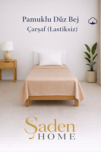 SADEN HOME Pamuk KOMAD JEDNODELNI BEŽ VENČANICA Čaršav 0X240 CM