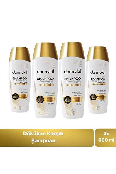 Dermokil Dökülme Karşıtı Şampuan 600 Ml X 4 Adet