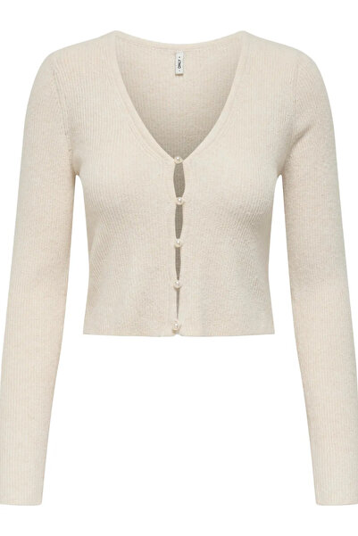 ONLY سترة نسائية باللون البيج الفاتح 15349137